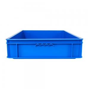 China Stackable Turnover Logistic Box for Supermarket Logistics PP Plastic Customizable Color supplier