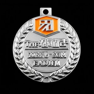 China Custom Medals and Customized Badge Emblem with 2mm Thickness Shiny Gold Plating and 7-10 Business Days Production Time supplier