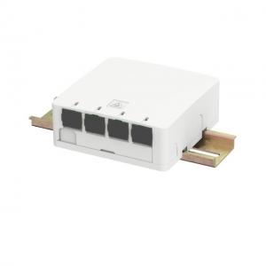 4-Port SC Indoor Fiber Socket Wall/DIN-Rail Mounted for FTTH Network 5 Guaranteed
