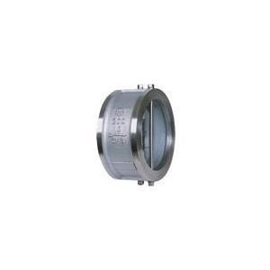 China Class 150 Double Disc Cast Steel Check Valve Convenient With SS304 Spring supplier