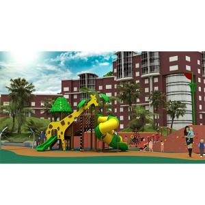 China Slide de plástico al aire libre personalizado Equipo de juego preescolar para niños juego conjunto supplier