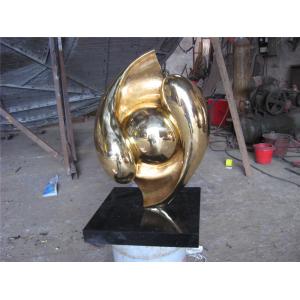 China Copper H62 Contemporary Steel Sculpture Abstract Sculptures For The Home Interior Decoration supplier