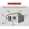 China Portable Movable Expandable House Container with Sandwich Panel wholesale