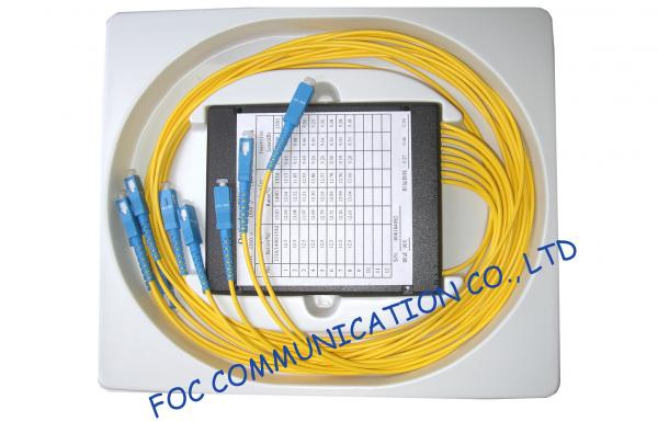 Compact Fused Biconical Taper FBT Coupler , optical fiber coupler for LAN