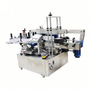 China Flat Square Bottle Sticker Labelling Machine Automatic For Front And Back Double Sides supplier