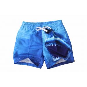 100% Polyester Allover Printed Beach Shorts Elastic Waist Board Shorts