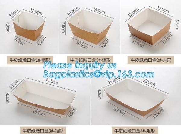 hot selling food grade paper box, design printing logo box,Takeaway Storage Food