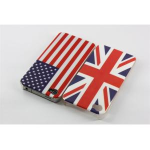 China Embossing Flag Iphone 4 Hard Shell Case , PC Ultralight Protective Covers supplier