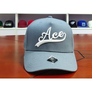 ACE Men Women Outdoors Cool Creative Flat 2/3D Embroidery Logo Custom Solid Color Baseball Cap