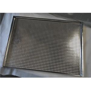 Durable Stainless Steel Wire Mesh Tray For Food Industry , Heat Resistance