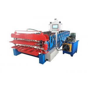 China Plc 5.5kw Corrugated Roof Sheet Forming Machine For Tile Making supplier