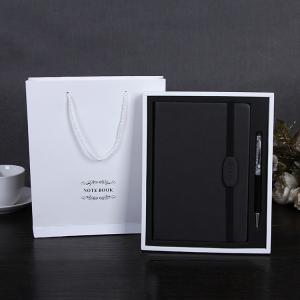 OEM B5 Hardcover Notebook Printing , Business Notebook And Pen Gift Set
