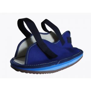 China Three Strap Open Toe Canvas Walking Cast Shoe With Canvas Upper , Rocker Sole supplier