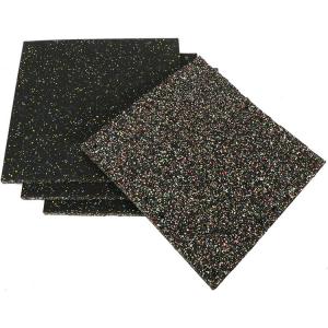 0.6" Rubber Floor Mat For Horse Stall Rubber Flooring Tiles Protective Horse Leg 20x20'' Exercise Mats Yellow Tiles