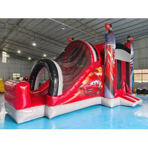 Outdoor Inflatable Castle Combo Race Cars Cartoon Movies Inflatable Bouncer With Slide Combo Inflatable Bounce House