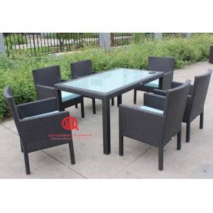 Outdoor rattan furniture round table and chair,outdoor garden dining table and chair,Leisure bistro rattan dining set