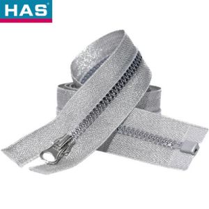 China #3 plastic jacket zipper Silver Tank Rubber Teeth Open Tail Clothing Access Control Home Textiles Luggage wholesale