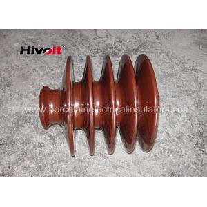 Distribution Lines 33kv Pin Insulator With Zinc Thread Brown BS Standard