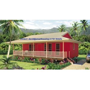 China Moistureproof Home Beach Bungalows , Fireproof Wooden House Bungalow supplier