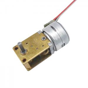 SM15-817G Customized Shaft Reducer Worm Gearbox 15mm Diameter 5V Micro Stepper Motor