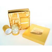 China Large Gold Presentation Wine Gift Cardboard Boxes with Lids for Wedding on sale
