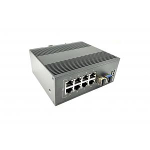 China Outdoor Industrial Ethernet Switch 8 Port POE PSE 220v AC Input Support PoE+ supplier
