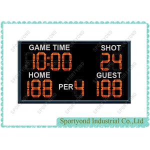 China Indoor Outdoor Basketball LED Scoreboard With Internal 24 Seconds supplier