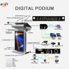 China Multimedia Podium with Optional 32 Inch Smart Kiosk Screen, 1 Year Warranty, and Multi-Purpose Lectern for Professional Presentations wholesale