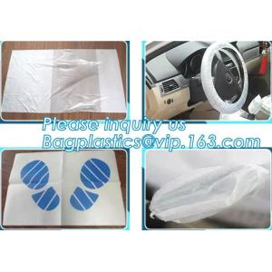 Disposable plastic car seat cover universal, Industrial Disposable Wipes Synthetic Leather Car Seat Cover Synthetic Leat