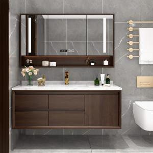 China American Style Mirrored Wall Mounted Wash Basin Cabinet Size 1790*525*450mm supplier