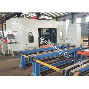 China 3pcs Main Spindle CNC I Beam Drilling Shearing And Tapping Machine 11KW Motor Power wholesale
