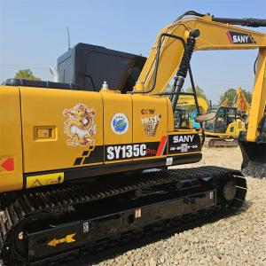 China Hydraulic Used Crawler Excavator Equipment Sy135cpro With Low Working Hours supplier