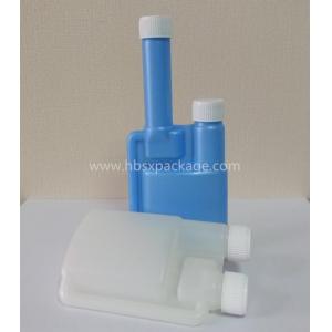 HDPE fuel additive dispensing twin neck bottle with high quality and low price