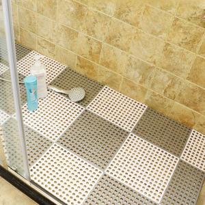 Hotel Shower Room Safety Splicing Floor Mat TPE Interlock Floor Mat iso9001