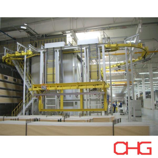Customized PLC Control Coating Production Line Management Dual Track Design