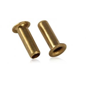 China Brass Tubular Rivets  Brass Pipe Type Rivet Nuts Brass Brake and Clutch Lining Rivets supplier