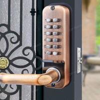 China Courtyard Gate Mechanical Code Smart Sliding Door Lock Security With Single Latch Mortise on sale