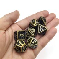 China Dungeons and Dragons RPG Dice chip High Temperature Metal For Family Game on sale