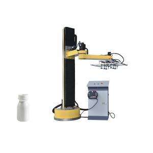 China Automated Industrial Bagged Bottle Palletizer Machine 4500W For Plastic Bottles wholesale