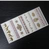 wholesale gold tattoo sticker jewelry chain ring sticker