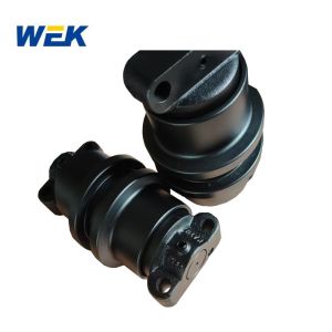 China Número de pieza 9096970 Ex60-2 Rodillo de cadena de una y doble pestaña Ex60 para excavadora Hitachi, piezas del tren de rodaje, rodillo inferior wholesale