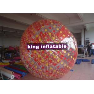 China Cushion Inflatable Zorb Ball / Color D-Ring Inflatable Ball Zorb Rollig With Ramp supplier