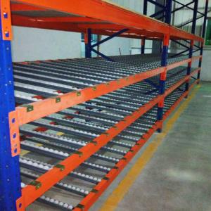 Logistic Equipment Carton Flow Rack / Warehouse Flow Racks Adjustable Pitch 75MM