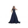 Comfortable Forging Middle Eastern Evening Dresses Sequin Long Beading Custom