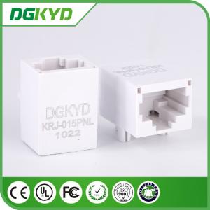 China single port 10/100 BASE unshielded Ethernet RJ45 Connector with transformer , gray supplier