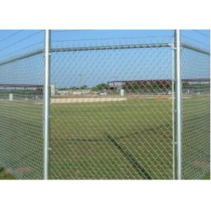 60x60mm Metal Galvanised Chain Link Fencing And Whole Set Accessories