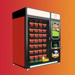 China Vending Meat Vending Machines Hamburger Hotdog Hot Food Fully Automatic Smart Pizza Cone Maker supplier