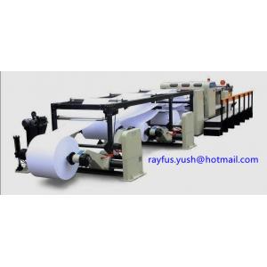 China Automatic High Speed Rotary Paper Sheeter Stacker Four Roll Edge Align Cutting supplier