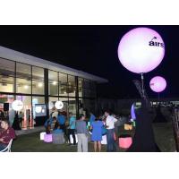 China Night Inflatable Advertising Products , Purple Inflatable LED Balloon Light For Display on sale