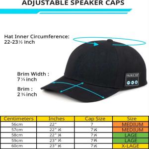China Chapéu do orador de Bluetooth com o orador sem fio para a equitação, Kayaking, Snowboating das músicas ajustáveis do bluetooth 5,1 supplier